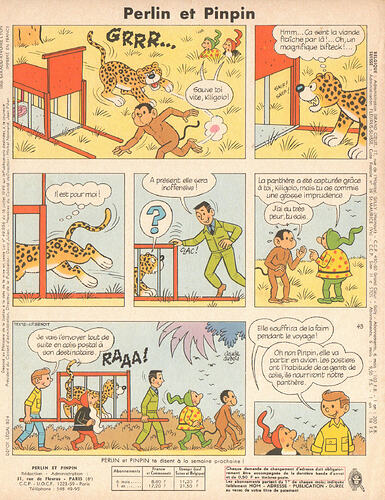 Perlin et Pinpin n°9 du jeudi 4 mars 1965