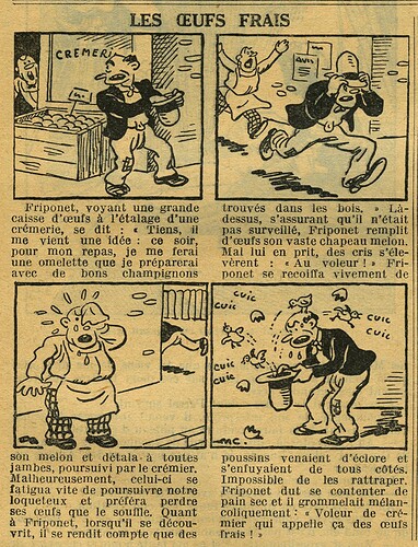 Cri-Cri 1935 - n°863 - page 4 - Les oeufs frais - 11 avril 1935