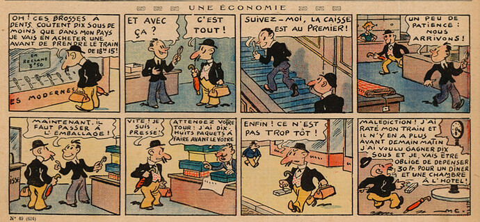 Pierrot 1937 - n°49 - page 4 - Une économie - 5 décembre 1937