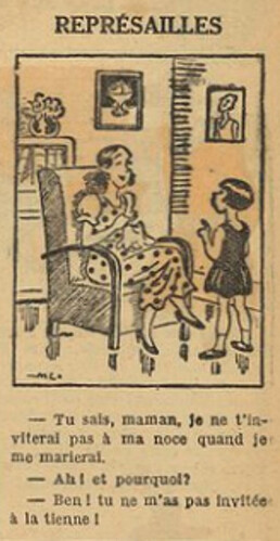 Fillette 1936 - n°1456 - page 15 - Représailles - 16 février 1936