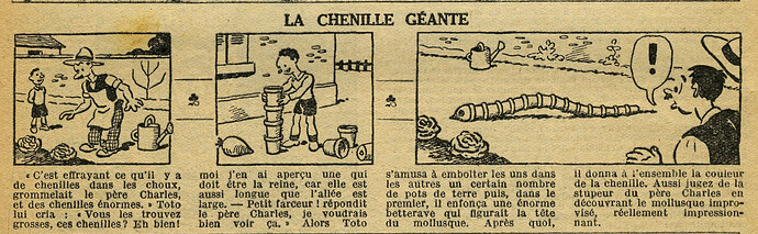 Cri-Cri 1933 - n°773 - page 4 - La chenille géante - 20 juillet 1933