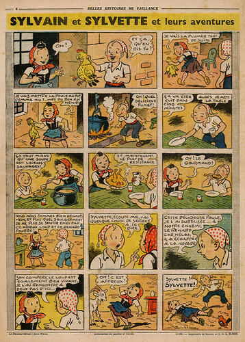 Fripounet et Marisette 1946 - n°13 - Sylvain et Sylvette - 1ère quinzaine de juillet 1946