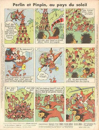 Perlin et Pinpin 1958 - n°52 - 28 décembre 1958 - page 8