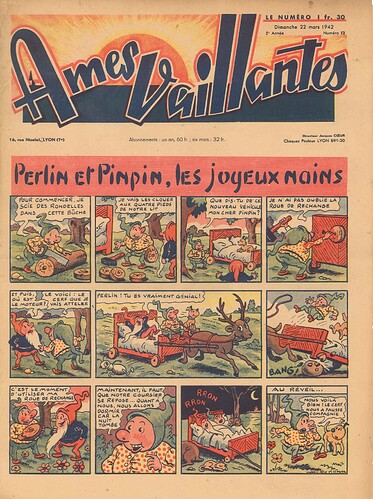 Ames Vaillantes 1942 - n°12 - 22 mars 1942 - page 1
