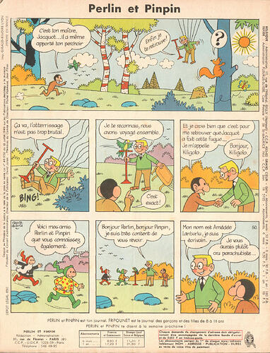Perlin et Pinpin n°29 du jeudi 21 juillet 1966