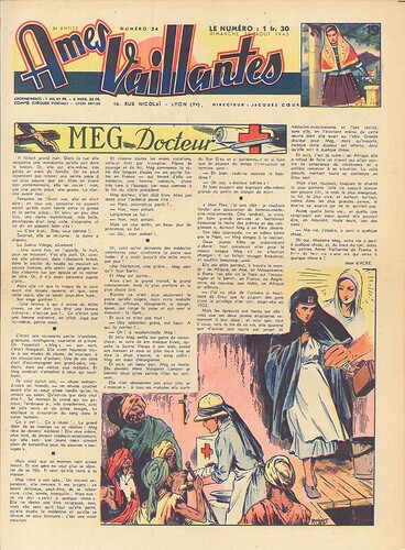 Ames Vaillantes 1943 - n°34 - 22 août 1943 - page 1