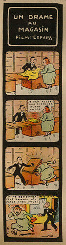 Pierrot 1936 - n°49 - page 5 - Un drame au magasin - Film Express - 6 décembre 1936