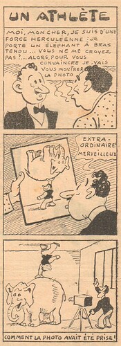 Coeurs Vaillants 1937 - n°20 - page 6 - Un athlète - 16 mai 1937