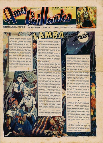 Ames Vaillantes 1943 - n°23 - 6 juin 1943 - page 1