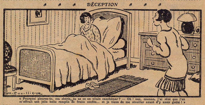 Lisette 1931 - n°8 - page 2 - Déception - 22 février 1931