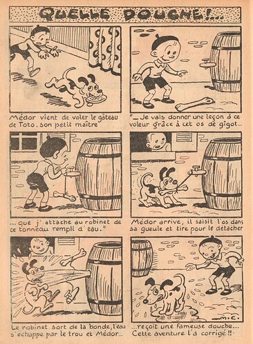 Le Journal de Bébé 1939 - n°414 - 12 octobre 1939 - Quelle douche - page 2