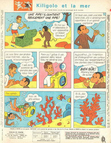 Perlin et Pinpin n°35 du jeudi 29 août 1968