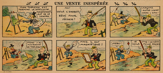 Pierrot 1937 - n°6 - page 4 - Une vente inespérée - 7 février 1937
