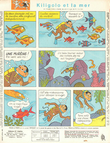 Perlin et Pinpin n°31 du jeudi 1er août 1968