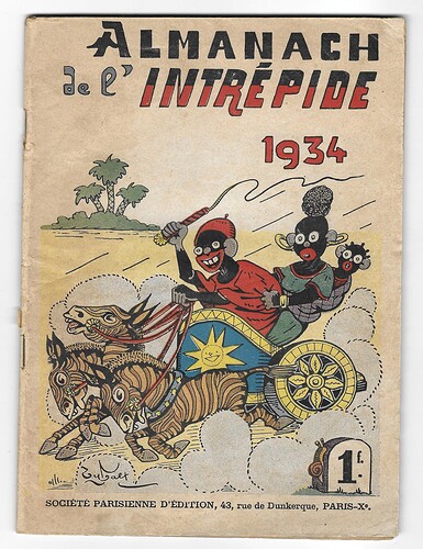 Almanach de l'Intrépide 1934 - couverture
