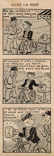 Pierrot 1938 - n°10 - page 2 - Dans la nuit - 6 mars 1938