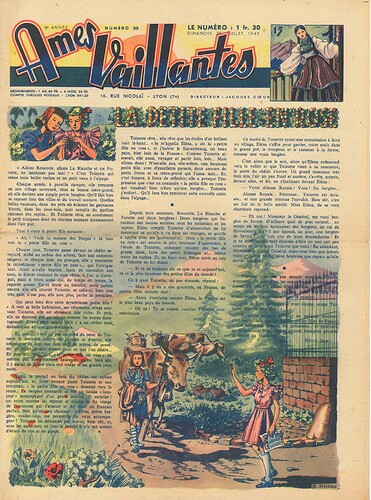 Ames Vaillantes 1943 - n°30 - 25 juillet 1943 - page 1