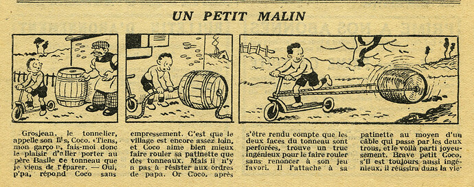 Cri-Cri 1930 - n°610 - page 13 - Un petit malin - 6 juin 1930
