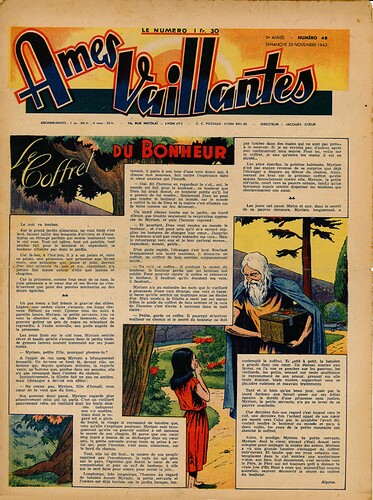 Ames Vaillantes 1942 - n°48 - 29 novembre 1942 - page 1