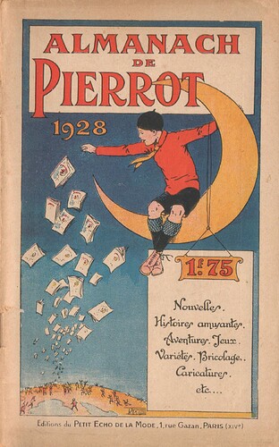 Almanach Pierrot 1928 - couverture