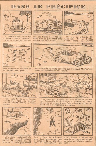 Coeurs Vaillants 1935 - n°36 - page 6 - Dans le précipice - 8 septembre 1935