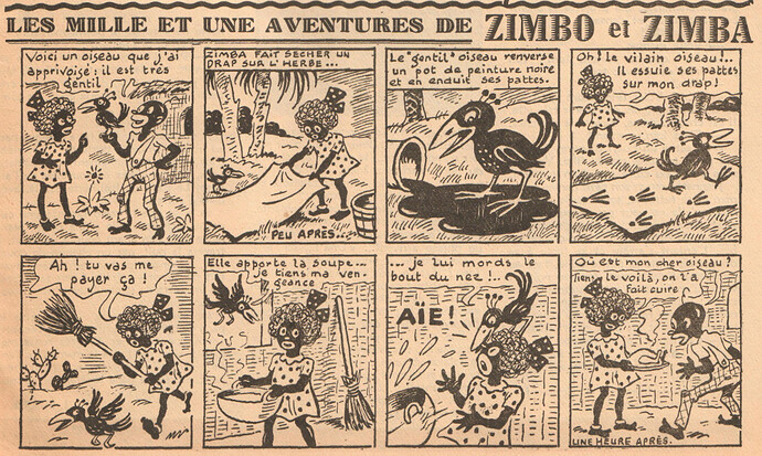 Zimbo et Zimba - Ames Vaillantes 1940 - n°3 - 18 janvier 1940 (p51 album 1937)