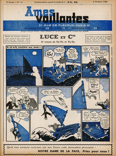 Ames Vaillantes 1938 - n°40 - 6 octobre 1938 - page 1