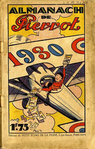 Almanach Pierrot 1930 - couverture