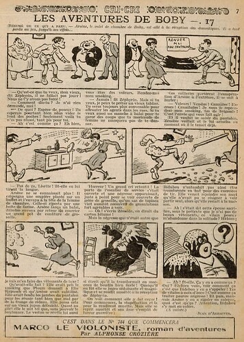 Cri-Cri 1932 - n°742 - page 7 - Les aventures de BOBY (17)- 15 décembre 1932