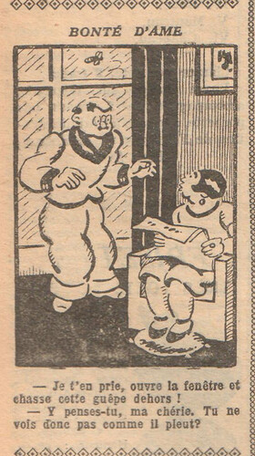 Fillette 1930 - n°1143 - page 14 - Bonté d'âme - 16 février 1930