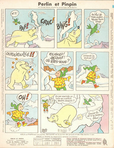 Perlin et Pinpin n°46 du jeudi 17 novembre 1966