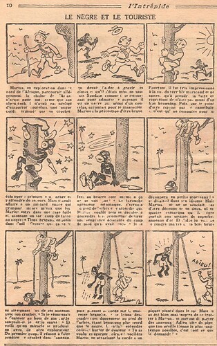 L'Intrépide 1936 - n°1375 - Le nègre et le touriste - 27 décembre 1936 - page 10