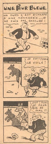 Coeurs Vaillants 1937 - n°52 - page 9 - Une peur bleue - 26 décembre 1937