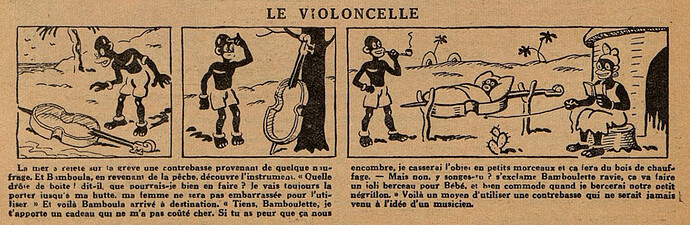 L'Intrépide 1932 - n°1120 - page 4 - Le violoncelle - 7 février 1932