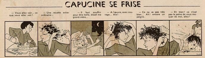 Ames Vaillantes 1951 - n°15 - 15 avril 1951 - Capucine se frise