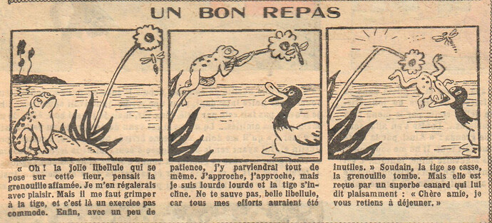 Fillette 1932 - n°1260 - page 7 - Un bon repas - 15 mai 1932
