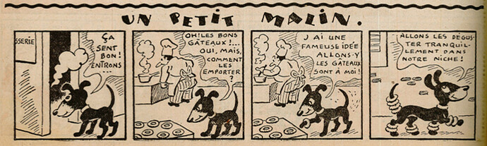 Ames Vaillantes 1939 - n°44 - page 2 - Un petit malin - 2 novembre 1939