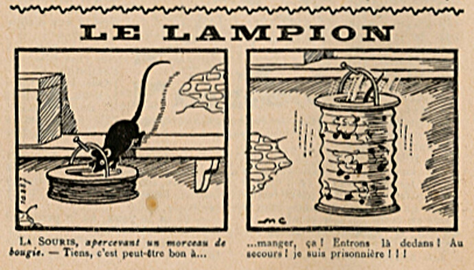 Almanach Lisette 1937 - page 16 - Le lampion