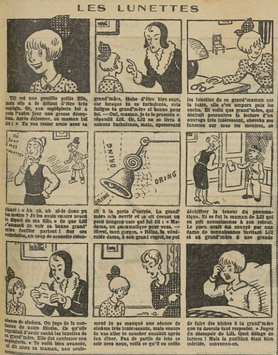 Fillette 1931 - n°1209 - page 7 - Les lunettes - 24 mai 1931