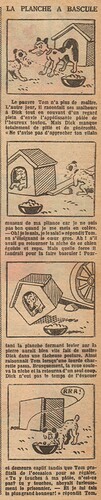 Fillette 1928 - n°1072 - page 7 - La planche à bascule - 7 octobre 1928