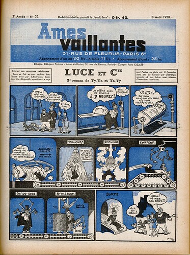 Ames Vaillantes 1938 - n°33 - 18 août 1938 - page 1