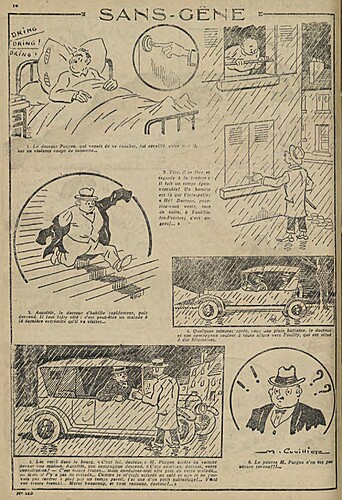 Pierrot 1928 - n°125 - page 10 - Sans gêne - 13 mai 1928