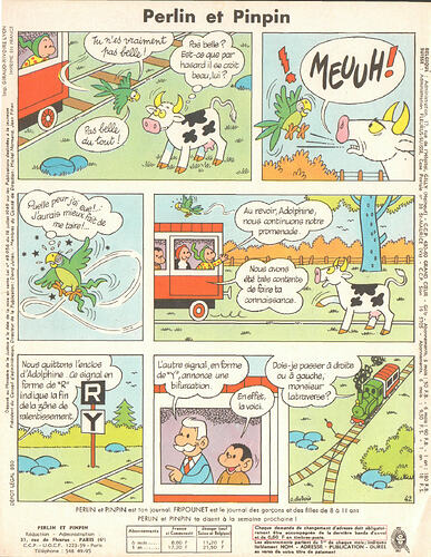 Perlin et Pinpin n°21 du jeudi 26 mai 1966
