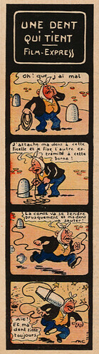 Pierrot 1937 - n°38 - page 5 - Une dent qui tient - Film Express - 19 septembre 1937