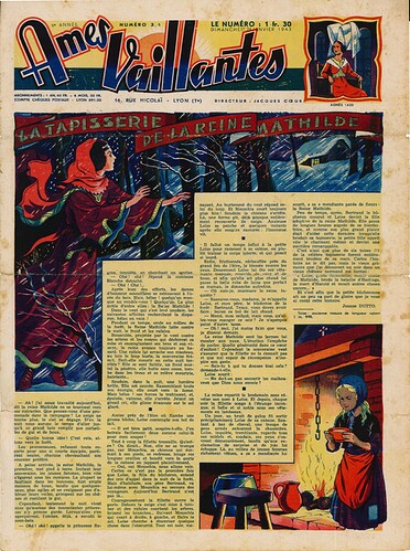 Ames Vaillantes 1943 - n°3 et 4 - 17 et 24 janvier 1943 - page 1