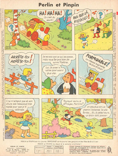 Perlin et Pinpin n°2 du jeudi 13 janvier 1966