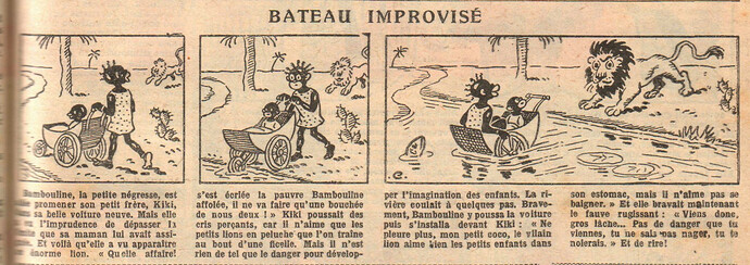 Fillette 1928 - n°1074 - page 11 - Bateau improvisé - 21 octobre 1928