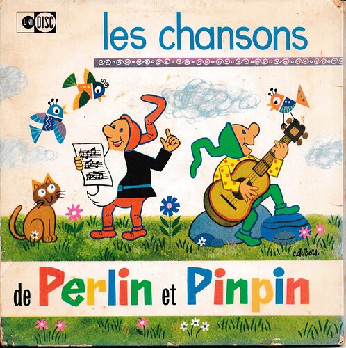 chansons de perlin 1 1965 couverture