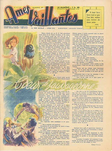 Ames Vaillantes 1943 - n°39 - 26 septembre 1943 - page 1