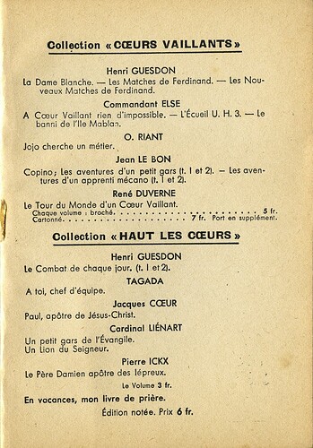 Collection Haut les coeurs - 1936 - 2ème série - page 63 - Le combat de chaque jour - Abbé Henri GUESDON